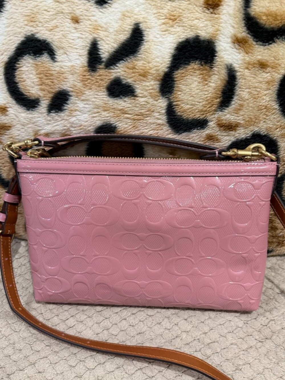 Coach Legacy Zip Top Crossbody